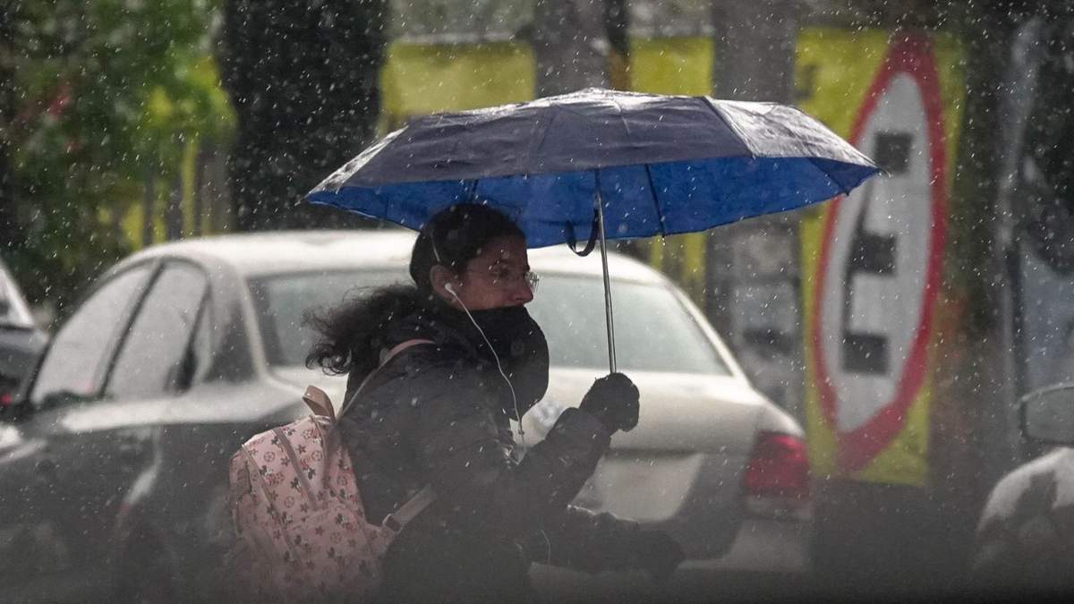 Frío y lluvia se registró en gran parte de la CDMX este jueves