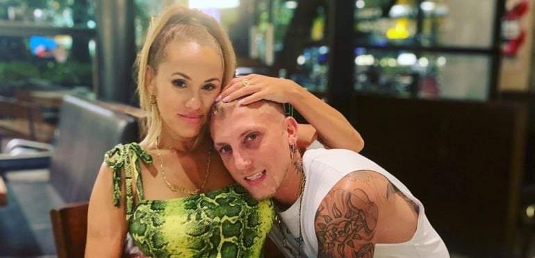 Barby Silenzi y El Polaco. Fuente: (Instagram)