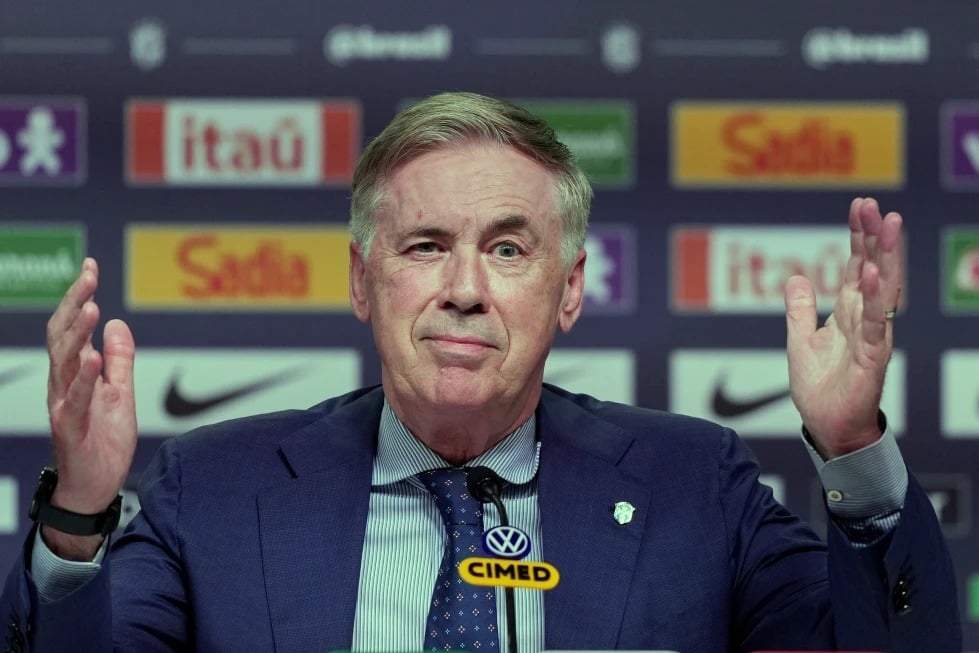 El seleccionador de Brasil, Carlo Ancelotti, anuncia la lista de jugadores que disputarán partidos amistosos contra Francia y Croacia como preparación para el próximo Mundial, en Río de Janeiro, el lunes 16 de marzo de 2026.