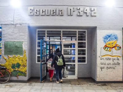 Escuela 342: tras el receso invernal, volvieron las clases en el edificio restaurado por completo