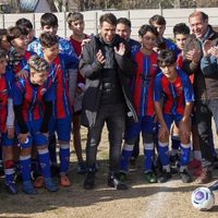 Ponzio compartió con los más chicos y destacó el rol de la familia
