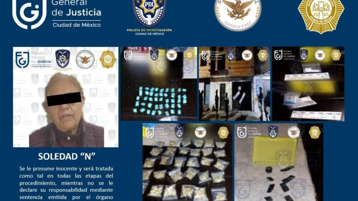 Drogas decomisadas en Tláhuac