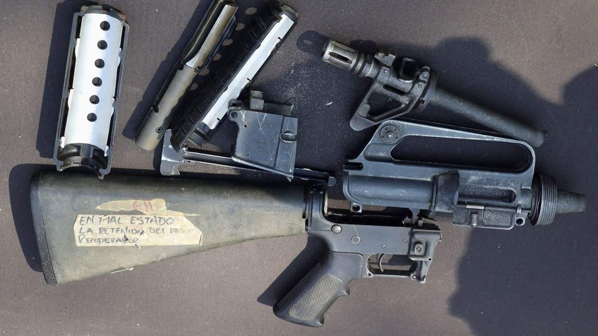 Pistolas utilizadas por el crimen organizado