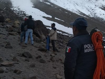 Cuatro alpinistas murieron al caer del Pico de Orizaba