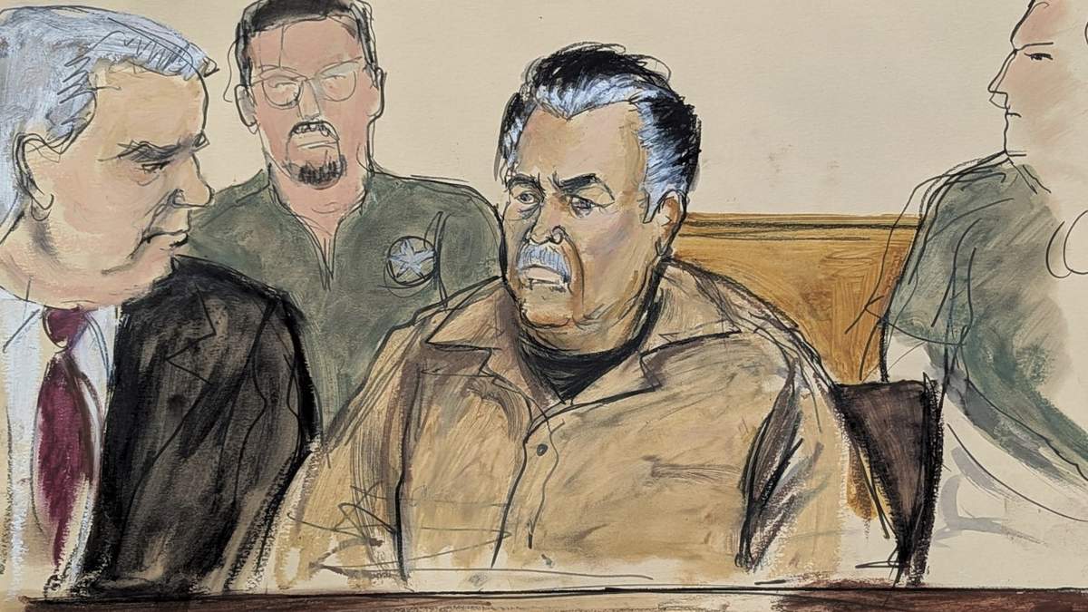 Ismael "El Mayo" Zambada, en el tribunal federal del distrito de Brooklyn, en Nueva York, el 13 de septiembre de 2024