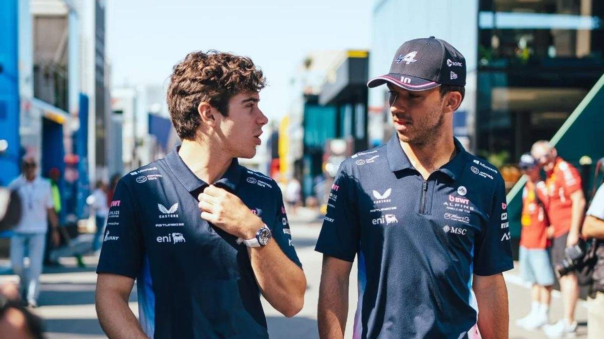 Franco Colapinto y Pierre Gasly Fuente: (X)