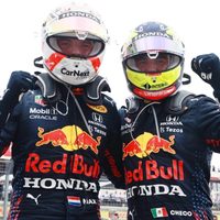 Checo Pérez sube al podio del Gran Premio de Francia
