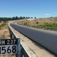 Vialidad Nacional colocó stickers adhesivos con un código QR para conocer el estado de las rutas