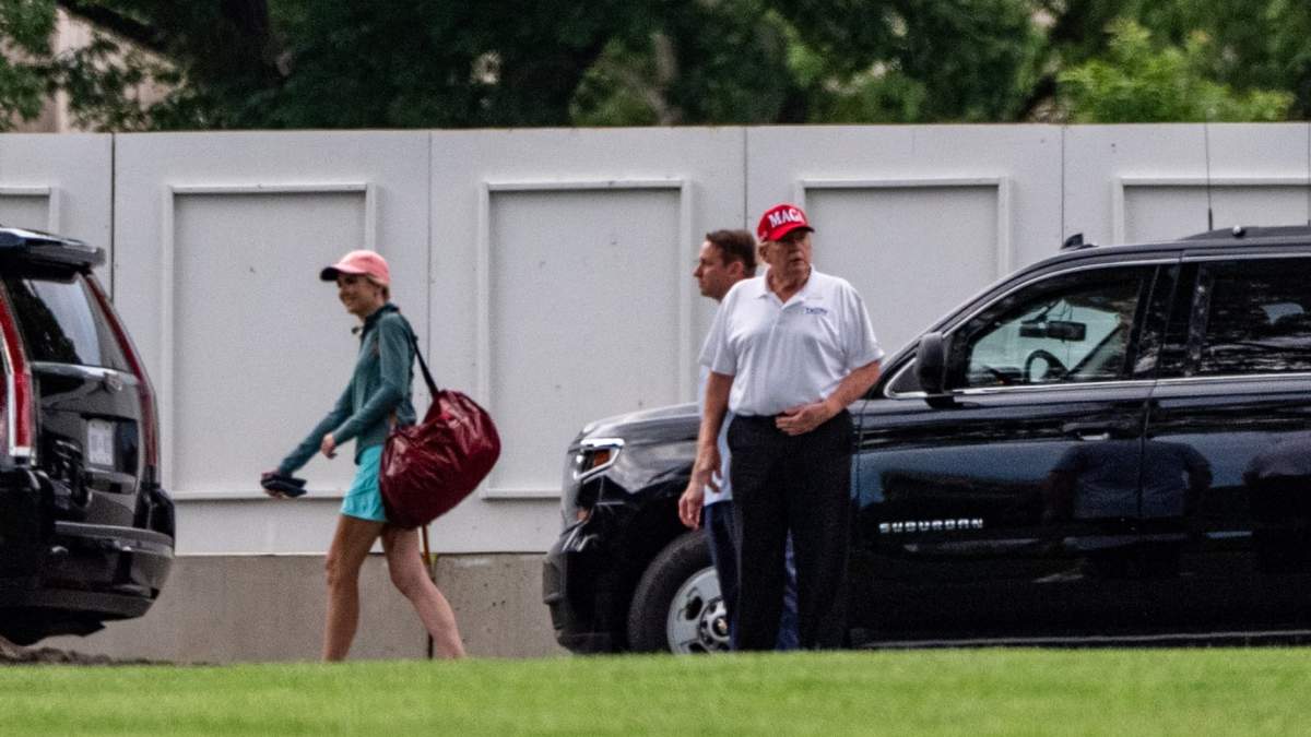El presidente estadounidense, Donald Trump en la Casa Blanca