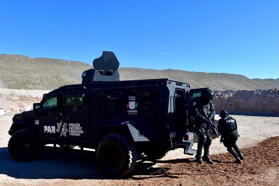 Elementos de la Policía de Acción y Reacción de Coahuila