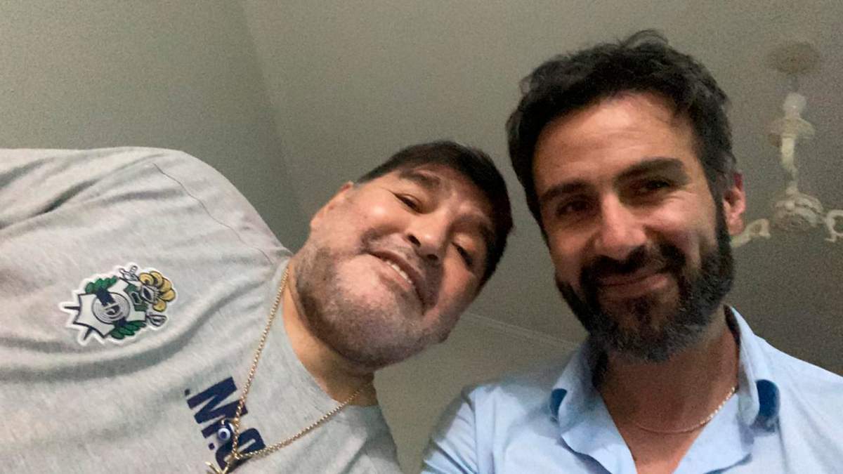 Diego Armando Maradona y Leopoldo Luque. Fuente: (Instagram)