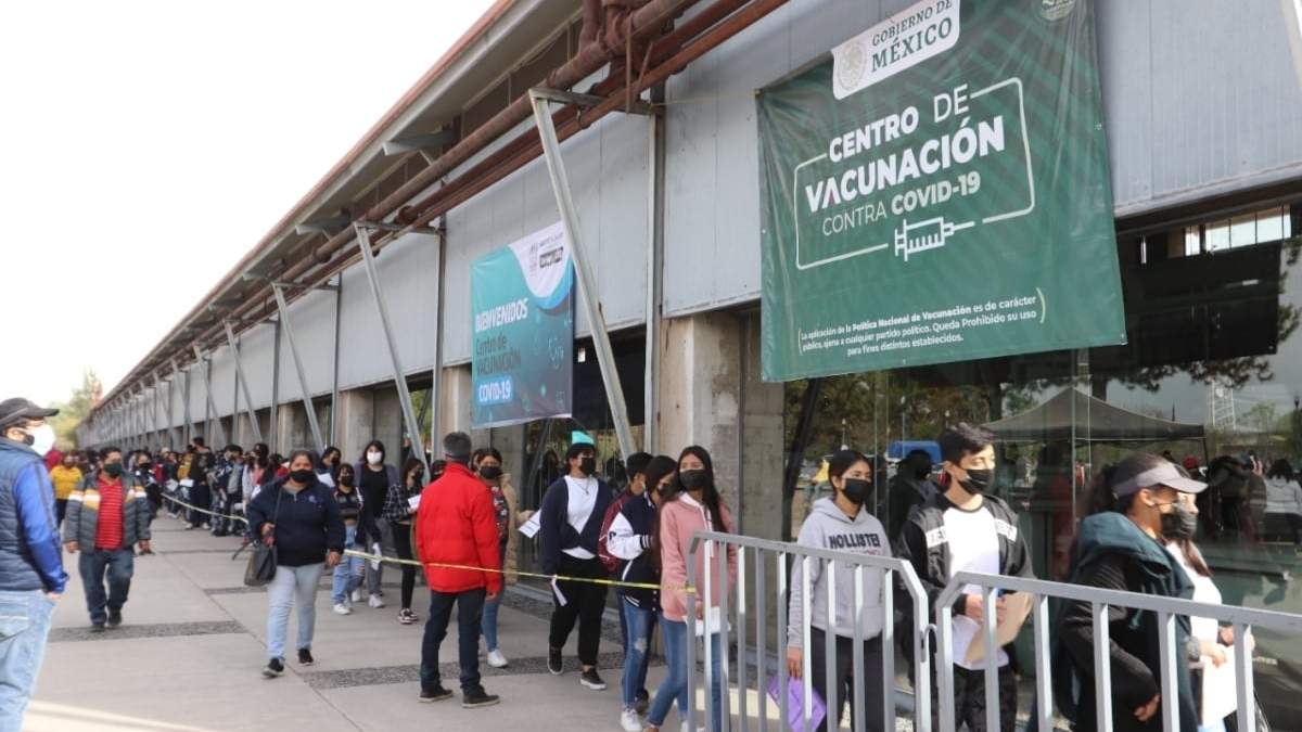Un centro de vacunación en Aguascalientes