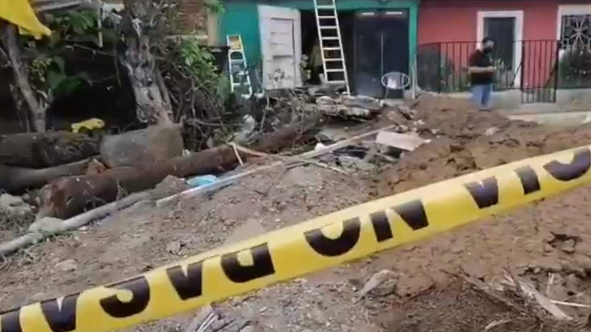 La casa de Hugo Ernesto “N”, donde se localizaron alrededor de 20 cuerpos