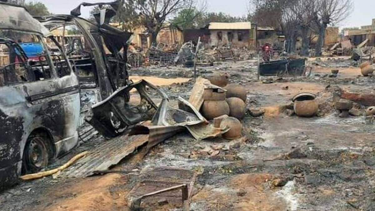 Destrucción en Darfur