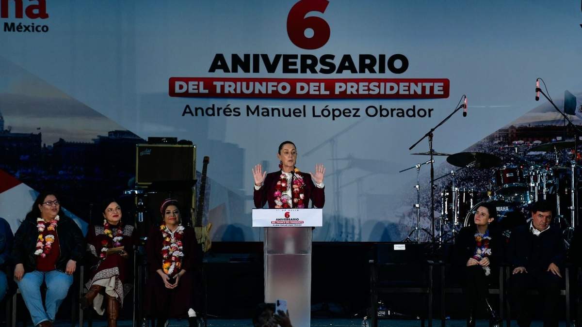 Sheinbaum, habló en el evento