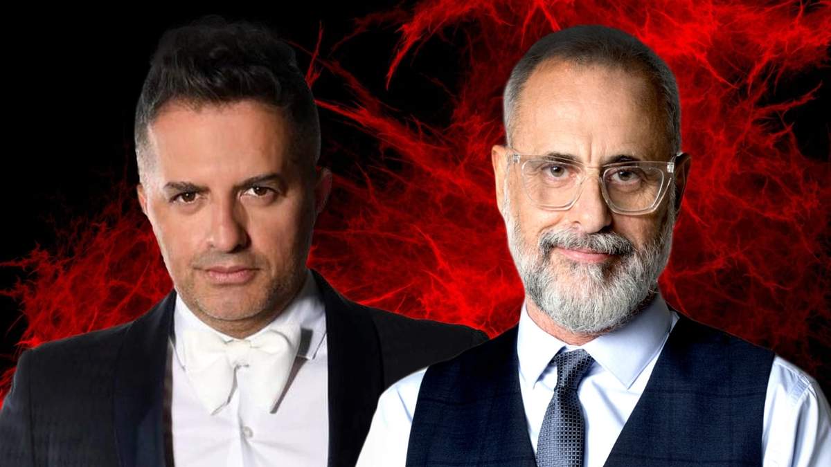 Ángel de Brito y Jorge Rial. Fuente: (Minuto Neuquén)