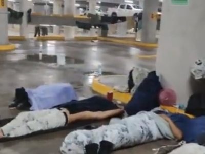 Elementos de la Guardia Nacional exhiben condiciones denigrantes en Acapulco (Video)