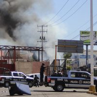 Disturbios en Sinaloa luego de que capturaran al hijo del Chapo Guzmán