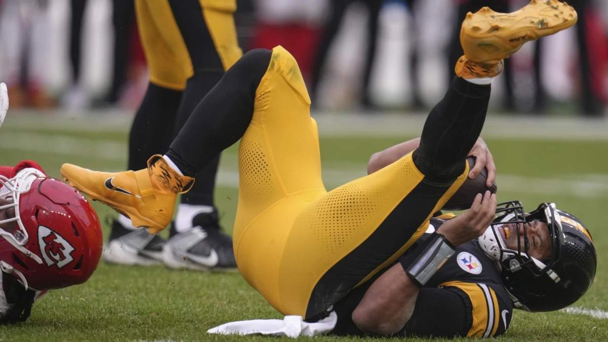 Steelers pierden 29-10 contra los Chiefs y llegan a tres derrotas consecutivas