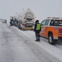 Varios turistas debieron ser rescatados debido al temporal de nieve