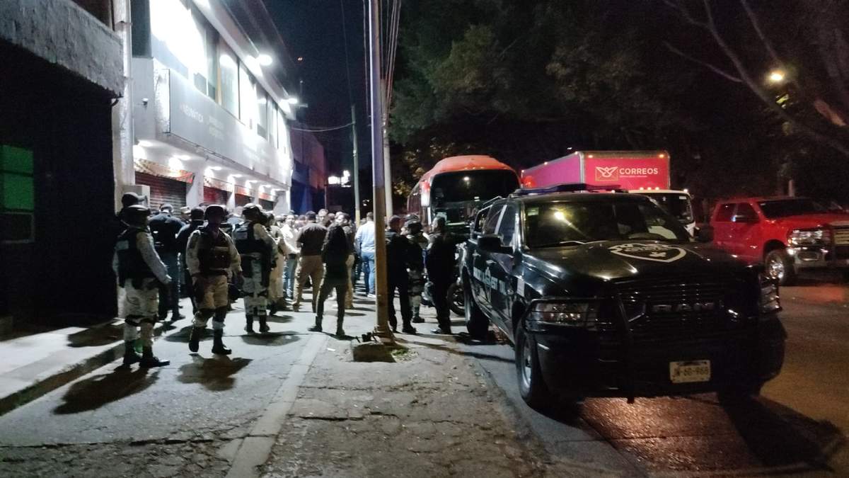 La retención de los migrantes provocó la movilización de elementos estatales y federales