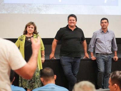 Gaido anunció el boleto deportivo y el estadio único en la capital entre otros proyectos