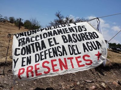 Pueblos cholultecas logran cierre definitivo de basurero del morenista Cuauhtémoc Ochoa