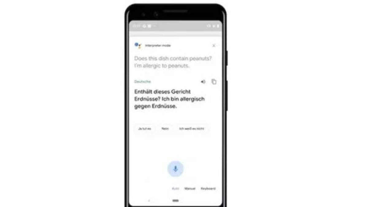 La función del Asistente de Google que hace traducciones a tiempo real. Foto: GOOGLE