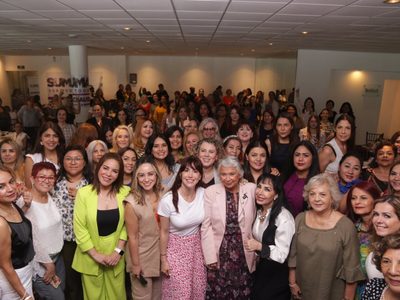 Sánchez Cordero acude en NL a evento #EsClaudia; niega acto anticipado de campaña