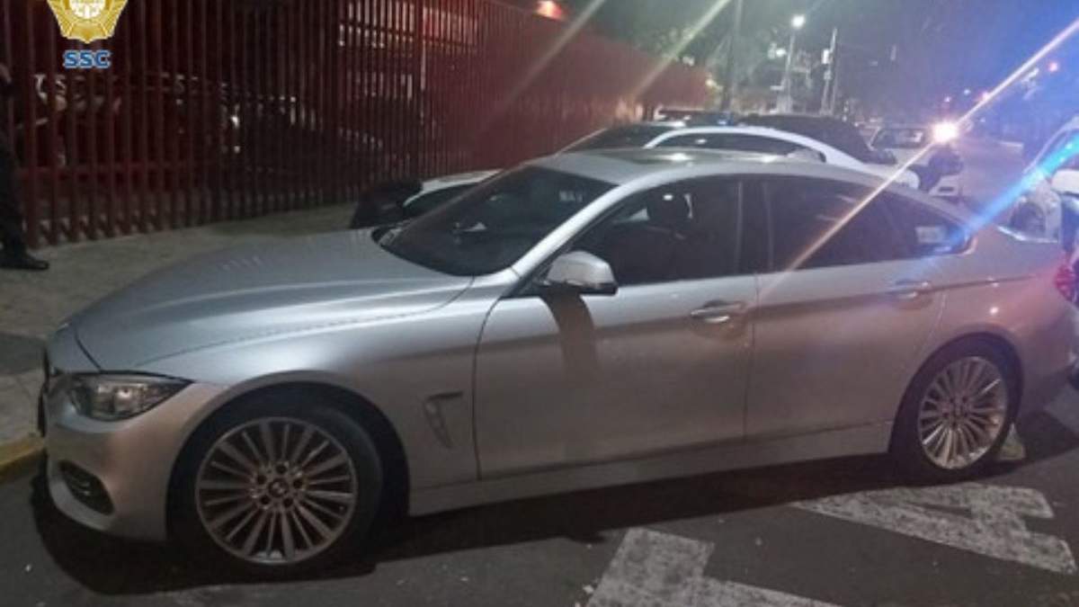El auto en el que se encontraban los sujetos