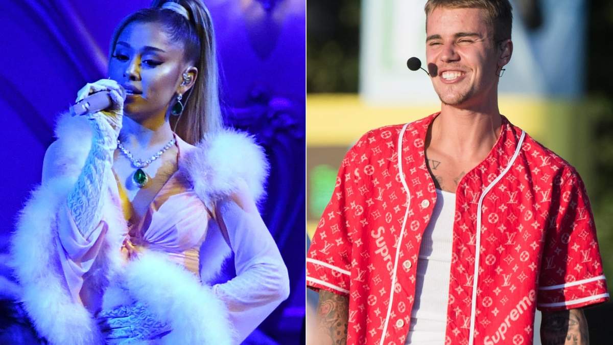 Ariana Grande y Justin Bieber. Fuente: (Instagram)