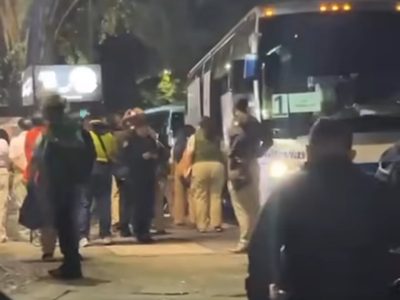Denuncian desalojo de migrantes de la Plaza Giordano Bruno