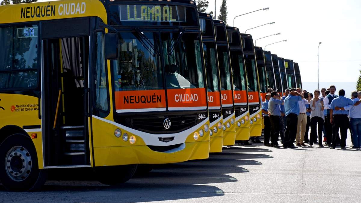 Transporte público Neuquén Capital. Fuente: (Twitter)