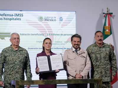 Más obras públicas al Ejército: Sedena construirá siete nuevos hospitales