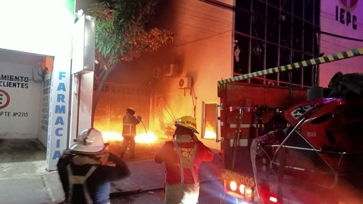 Incendio en Chiapas
