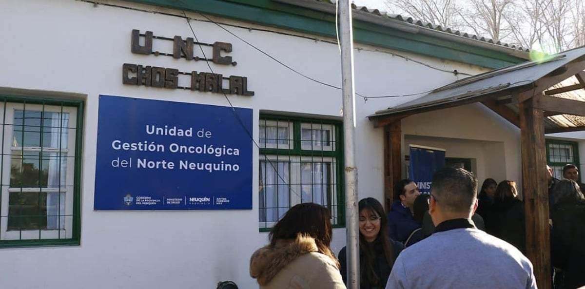 Unidad de Gestión Oncológica del Norte Neuquino (UGONN) en Chos Malal. Fuente: (Twitter)