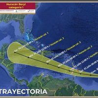 “Beryl” ya es huracán categoría 1 y advierten que se intensificará rápidamente