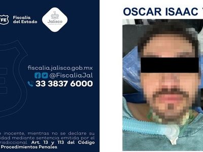 Vinculan a proceso a Óscar Isaac T, presunto responsable de la desaparición de Rubén Alain Franco