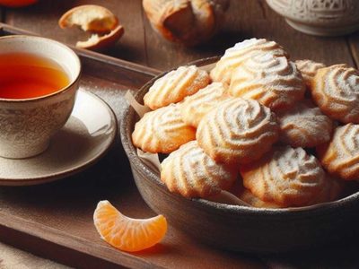 Sin manteca y con 1 solo huevo, hacé estas tremendas galletitas de mandarina para la merienda