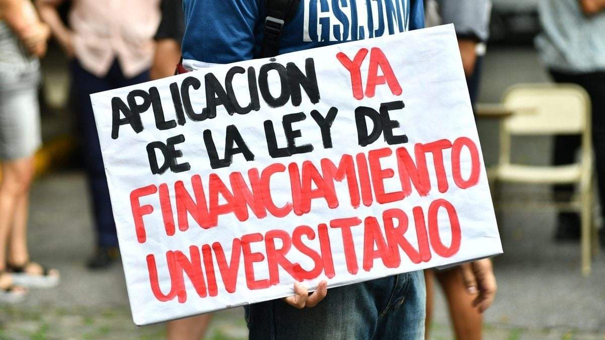 Ley de Financiamiento Universitario. Fuente: (Instagram)