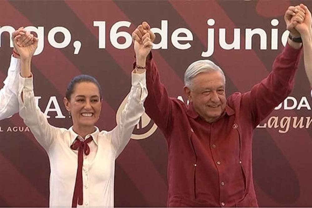Claudia Sheinbaum y AMLO