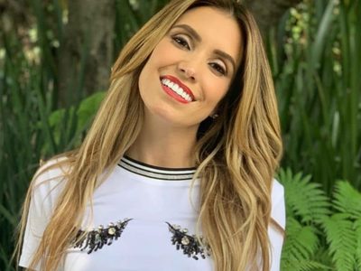 ¡Se le fue la mano! Andrea Escalona quiso recrear una escena y terminó a los golpes. ¡En vivo!