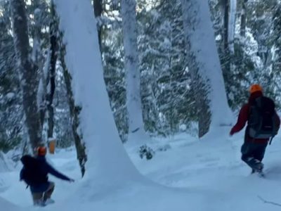 Se perdió en la cordillera, avisó a Estados Unidos y lo pudieron rescatar