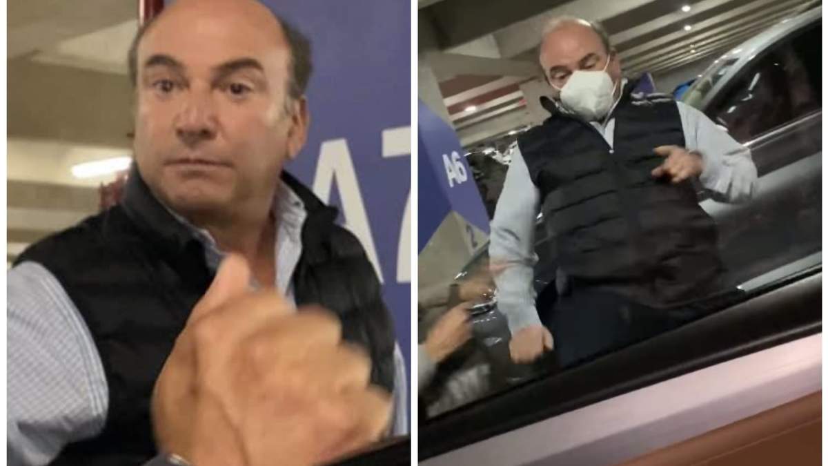 Rodrigo Lozano, en el momento de la agresión