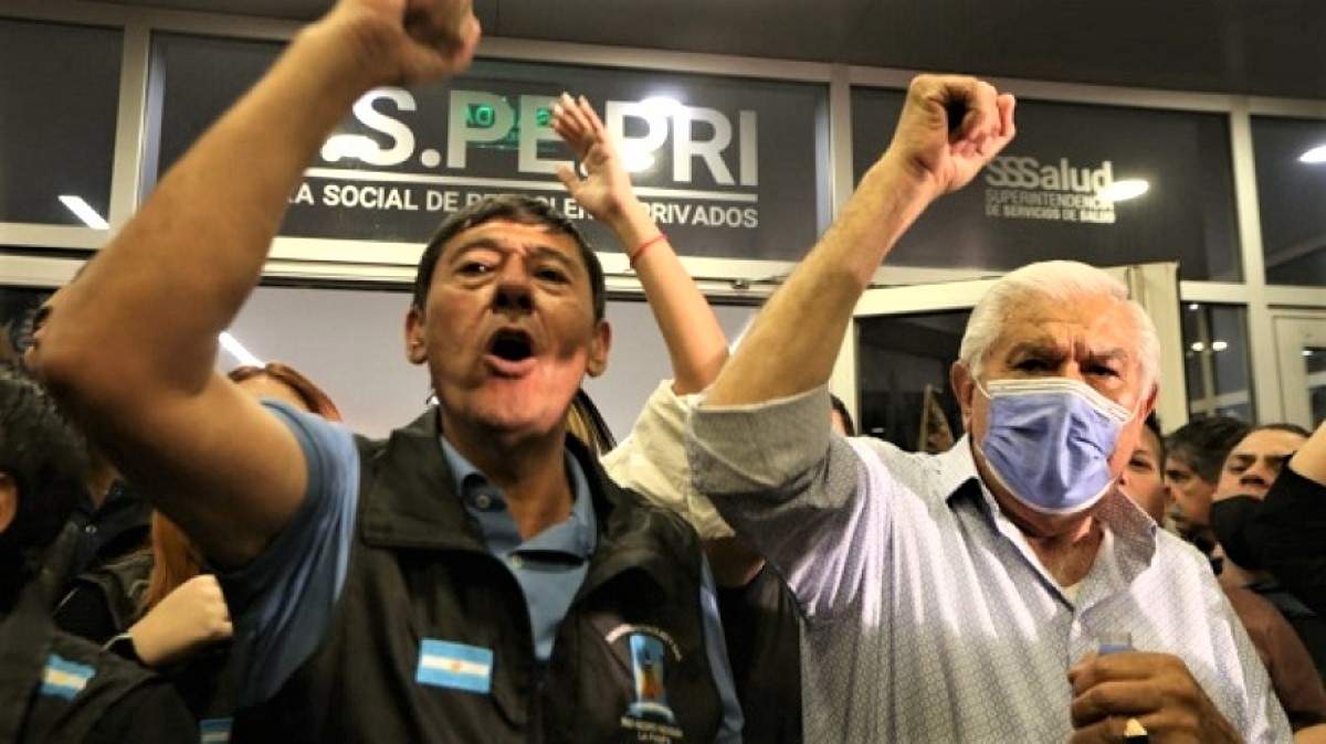 Los dirigentes sindicales se sumaron a la lucha por la candidatura de cara a las elecciones de 2023. Fuente : (Facebook)