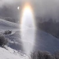 Impacta a usuarios de redes una imagen de luz en la Patagonia