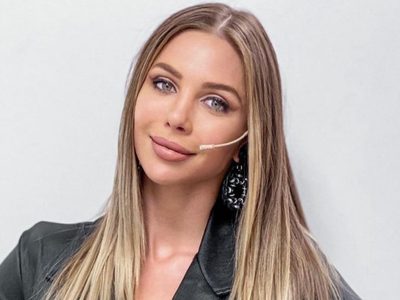 Desde Los Ángeles, Romina Malaspina marca tendencia con un conjunto deportivo blanco
