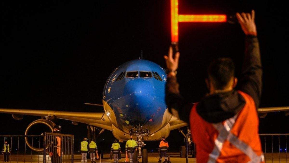 Arribo de vacunas contra el coronavirus. Fuente: (Twitter)