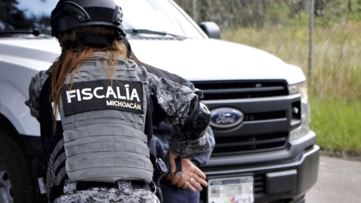 Al sitio acudieron elementos de la Fiscalía de Michoacán