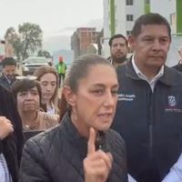 “De ninguna manera estaba regañando”: Sheinbaum; pobladores de San José Chiapa la contradicen
